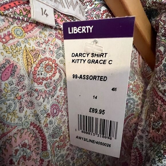 Liberty of London Paisley Print Blouse - Picture 2 of 8